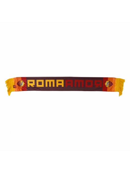 Sciarpa in poli rigatino con frangia alta RomaAmor